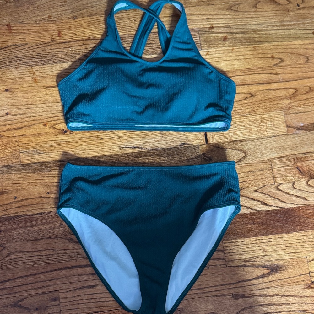 Teal Women's Swim Set